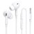 ATC-HFr3 Ενσύρματα Ακουστικά Handsfree Λευκά 3.5mm